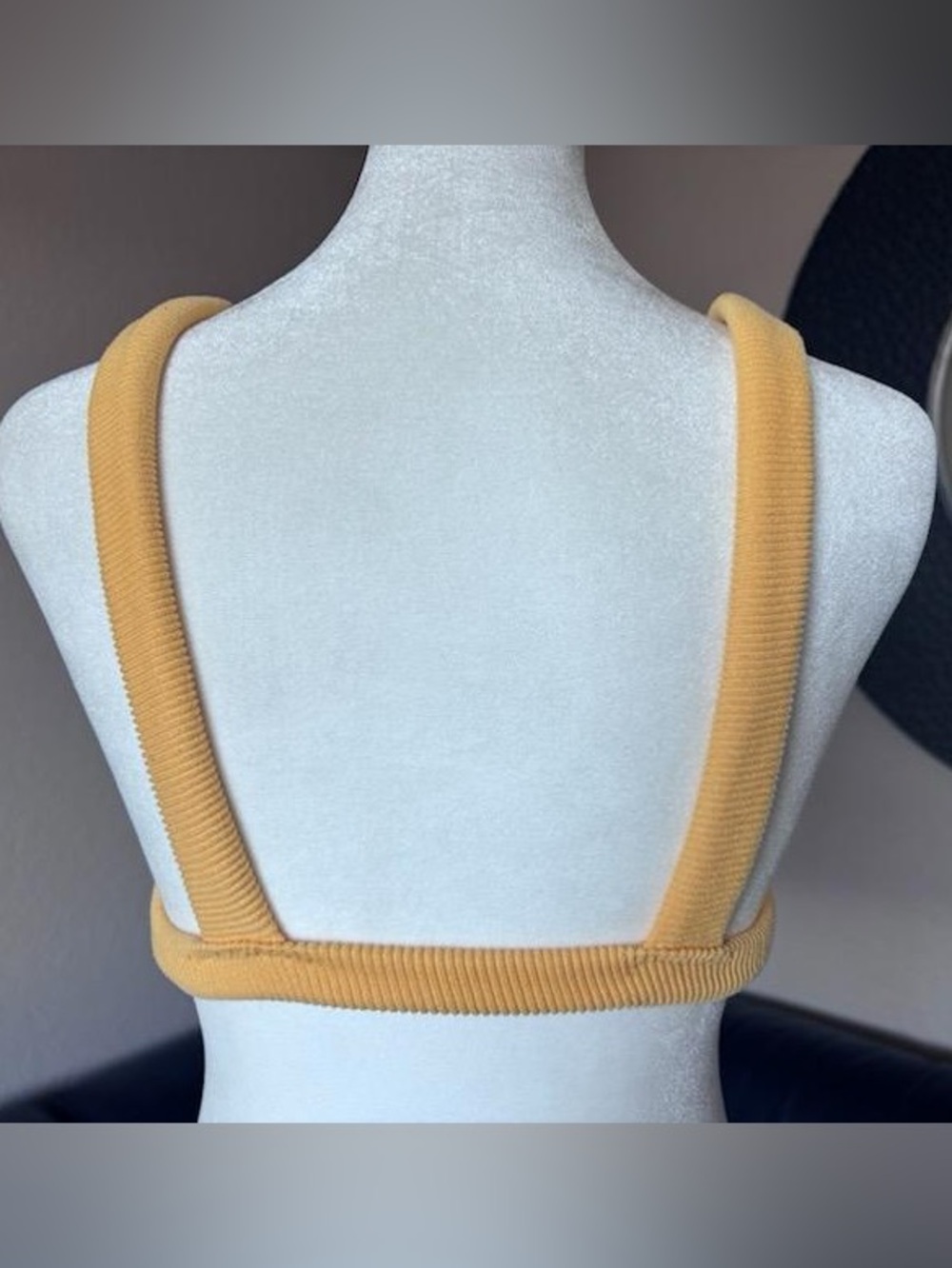 Free People Intimately 
All Day Ribbed Bralette
size M/L
color Marigold - Picture 3 of 5